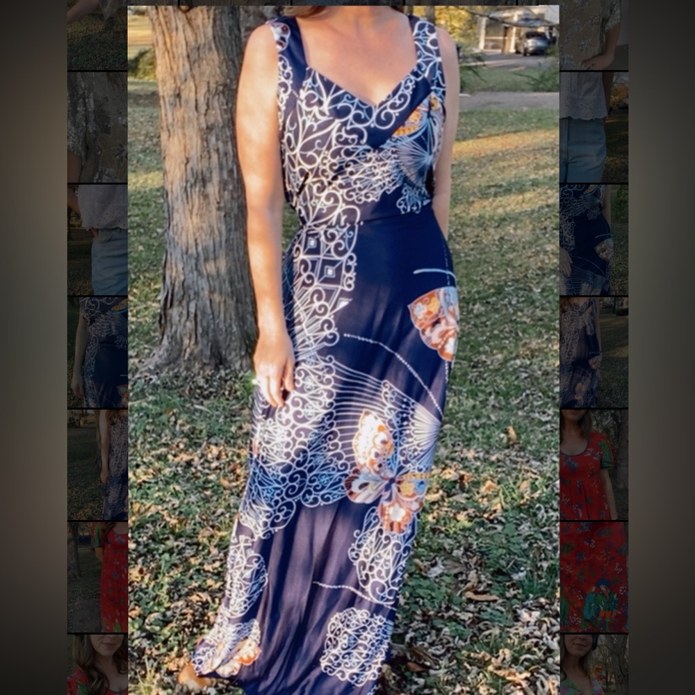 Vintage 70s Hawaiian dress set